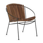 MUST Living Fauteuil Portofino Teakhout - Bruin