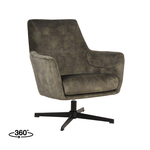 LABEL51 Fauteuil Toby - Rust - Velours - One Size