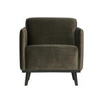BePureHome Fauteuil 'Rodeo' Velvet, kleur Blauw