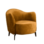 Tower Living Fauteuil Bondo - Goud - Velvet