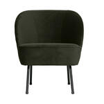 BePureHome Fauteuil 'Vogue' Velvet, kleur Donkergroen