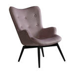 Artistiq Fauteuil Anderson, Velvet - Paars