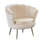 Artistiq Fauteuil Lizzy, Velvet - Beige