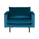 BePureHome Fauteuil 'Rodeo' Velvet, kleur Groen