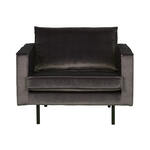 BePureHome Fauteuil Rodeo Velvet - Honing (geel)