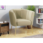 Artistiq Fauteuil 'Jurre' Velvet, kleur Blauw