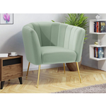 Artistiq Fauteuil 'Jurre' Velvet, kleur Grijs