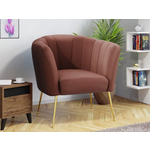 Artistiq Fauteuil 'Jurre' Velvet, kleur Geel