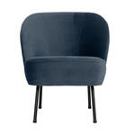 BePureHome Fauteuil 'Vogue' Velvet, kleur Khaki