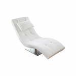 Fauteuil Mila - stof - wit - Leen Bakker