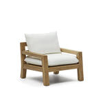 Set van 2 leren fauteuils met houten poten - wit leer - Echt leer, Landelijk, ontdek de vele Leersoorten en Kleuren bij ShopX