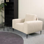 Pescara dining tuinstoel carbon black rope taupe met kussen