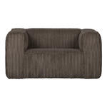 WOOOD Fauteuil 'Bean' Rib, kleur Mud