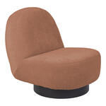 Zuiver Draaifauteuil 'Eden' Chenille, kleur Zalmroze