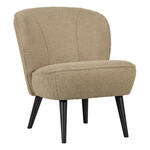 WOOOD Fauteuil 'Sara' Teddy, kleur Sand