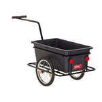Roland big boy fietskar - kunststof/staal - 90l - zwart
