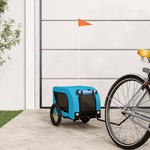 Sr fietskar 16 inch zwart staal met kunststof bak 60x45x30 cm