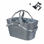 Basil Mand achterop 2day carry all grijs | mik | 22l