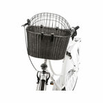 Trixie fietsmand bagagedrager met rooster grijs (55X35X49 CM)