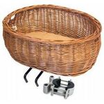 Basil cento alu multi system nordlicht - fietsmand - achterop - zwart