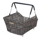 BASIL Rear basket cento rat.look nx nature brown
