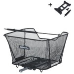 Fietsmand Basil Lesto met MIK bevestiging 24 x 32 x 17 cm - zwart