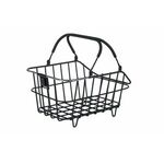 Basil cento tech fiber wsl - fietsmand - achterop - solid zwart