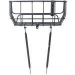 Basil bremen rattan look kf - fietsmand - voorop - inclusief kf ahead-stemholder - bruin