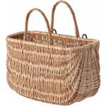 Trixie fietsmand voor aan stuur nylon zwart / grijs 41x26x26 cm