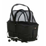 Basil cento rattan look multi - fietsmand - achterop - lichtbruin