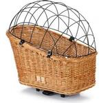 Beeztees - Fietsmand+Bagagedrager+Kap - Riet - 45x23 cm