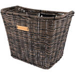 Basil cento rattan look wsl - fietsmand - achterop - inclusief wsl systeem - lichtbruin