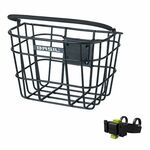 Basil Rieten fietsmand cento rattan look mik 40 x 25 x 12 cm - seagrass