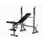 Fitnessbank - Fitnessbank verstelbaar - Halterbank - Buikspierbank - Beentrainer - Fitness - 153 x 53 x 102 cm