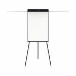 Lowander 3in1 flipover bord kantelbaar - Flip-over whiteboard - Magneetbord 100x70 cm tweezijdig