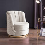 Bronx71 Design fauteuil Madrid velvet taupe.