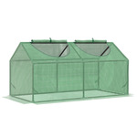 Garden Line Tuinkas met gaas 180 X 92 X 90 cm Groen - Moestuin Foliekas voor Gewassen en tomaten - Hobbykas