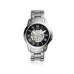 Fossil Grant automatisch tweekleurig horloge ME3112 zilver