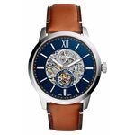 Fossil Townsman herenhorloge met bruine leren band, 48 mm