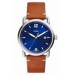 Fossil Dillinger chronograaf bruin lederen horloge FS5674