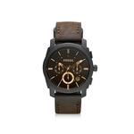 Fossil Heren neutra chrono quartz roestvrij staal casual FS5382