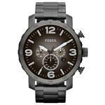 Fossil heren Nate zilver roestvrij stalen horloge JR1353