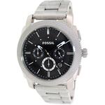 Fossil Heren Townsman skelet horloge automatisch mineraal kristal ME3084