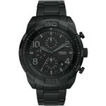 Fossil heren Grant blauwe wijzerplaat tweekleurig roestvrijstalen chronograaf horloge FS5024