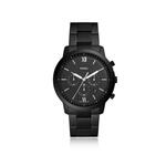 Fossil Montre Automatique Grant En Cuir Noir ME3028