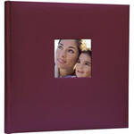 Fotoboek/fotoalbum Luis met 20 paginas wit 24 x 24 x 2 cm inclusief plakkers - Fotoalbums