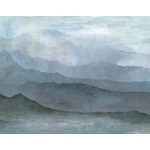 Noordwand Atmosphere Fotobehang met abstracte bergen G78421