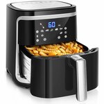 MOA Airfryer - PerfectFry - 4.5L - Heteluchtfriteuse - Met kijkvenster - 1600W - Zwart - PFS5