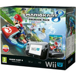 Nintendo Wii U Premium Pack (Black) + Mario Kart 8 (boxed)
