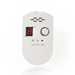Nedis Gasmeldervoeding | 85 dB | Wit | 1 stuks - DTCTG10CWT DTCTG10CWT